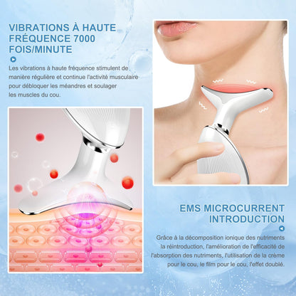 LuminaTech-Appareil de Beauté Anti-Rides Visage – LED et Technologie EMS