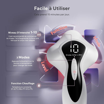 LuminaTech-Appareil de Massage Anti-Cellulite Electrique: réduction de Graisses, Raffermissement et Soin peau Lisse" - LuminaTech