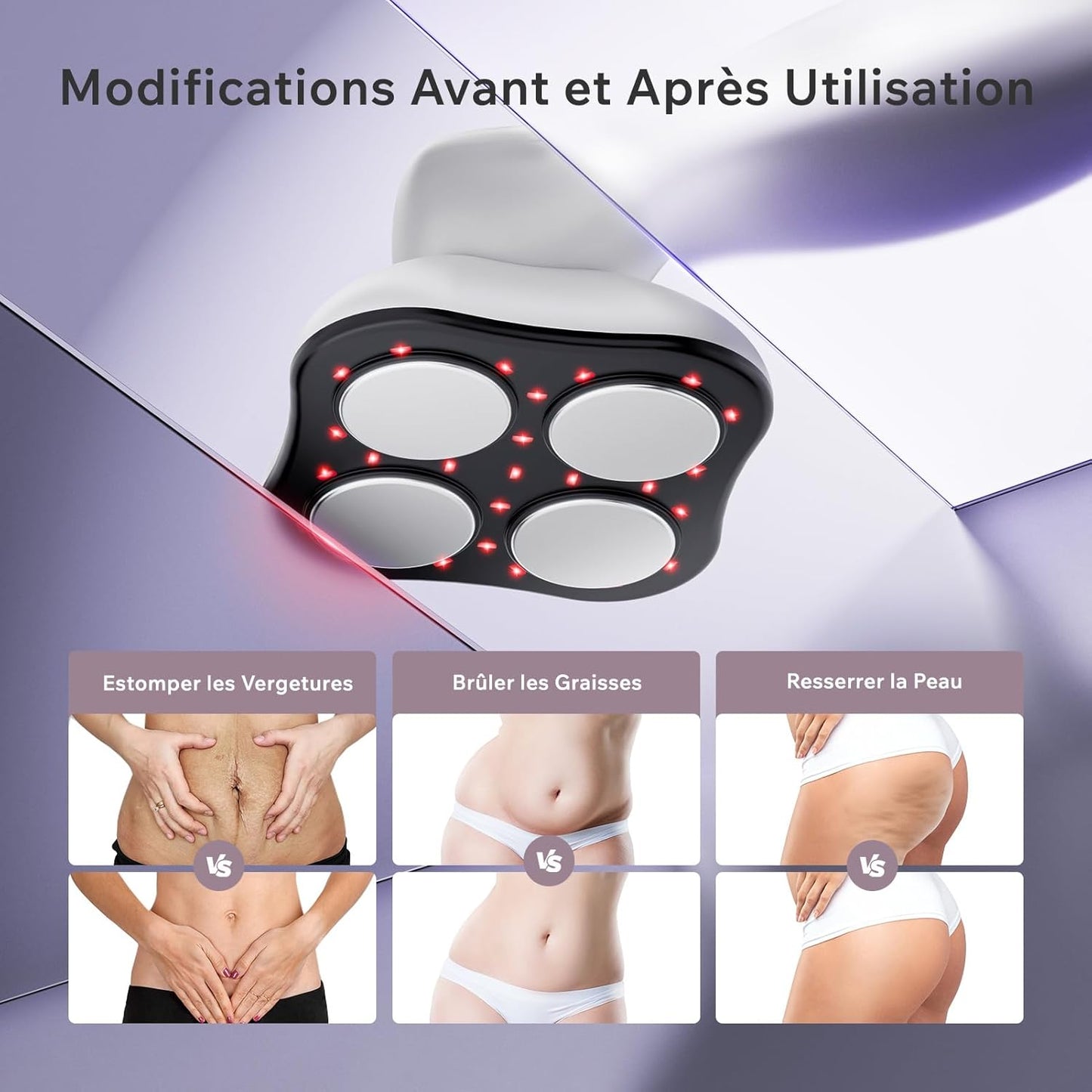 LuminaTech-Appareil de Massage Anti-Cellulite Electrique: réduction de Graisses, Raffermissement et Soin peau Lisse" - LuminaTech