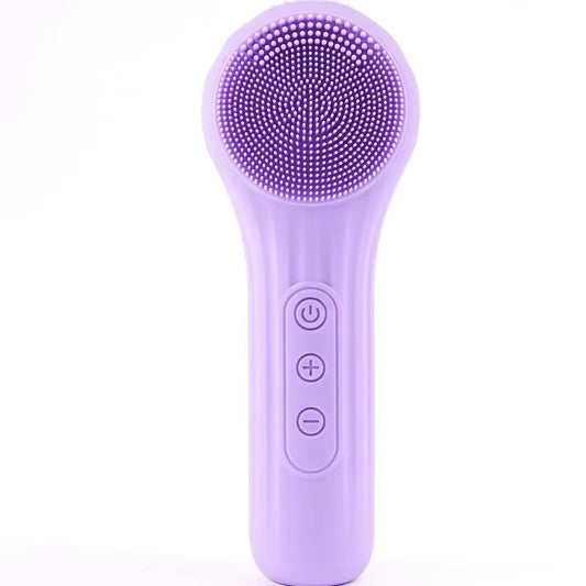 Brosse de Nettoyage Visage électrique en Silicone Chauffante-Technologie Sonique et Soin Profont