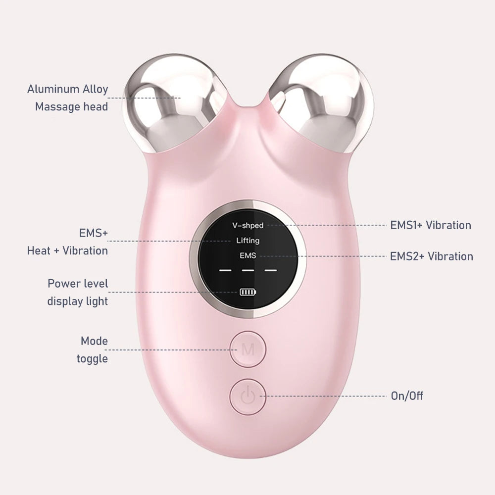 LuminaTech-Appareil de Lifting Visage Multifonction – Masseur Facial EMS