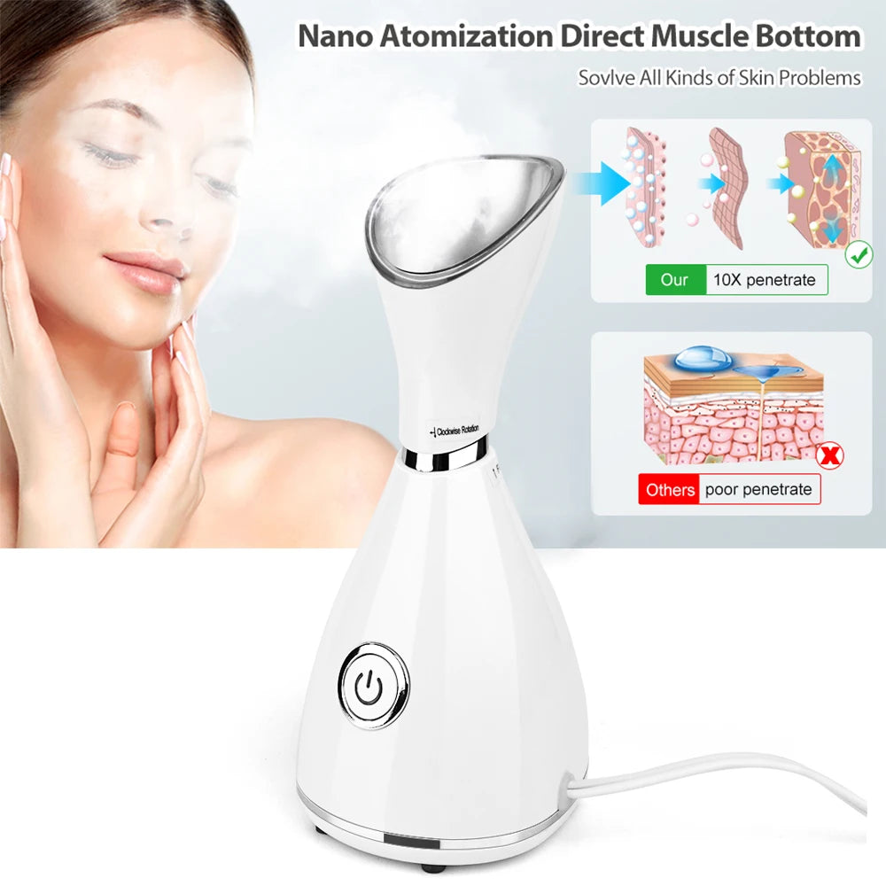 LuminaTech-Nano Steam - Soin Facial Professionnel