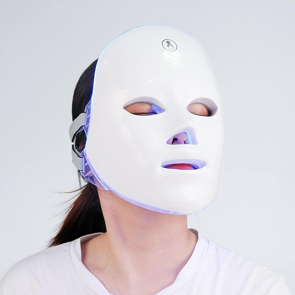 LuminaTech-Masque Facial LED: Rajeunissement, Anti-rides et Soin Anti-Acné-Thérapie par photons LED